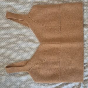 Maeve Cashmere Cropped Tank Med